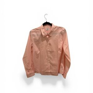 Women’s Pink Stripe Button-Up Shirt